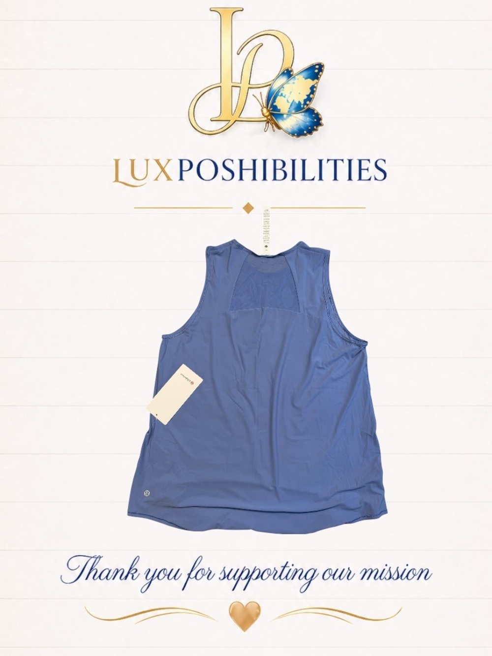 Lululemon NWT Sculpt Tank Mesh-Back Athletic Tank 12